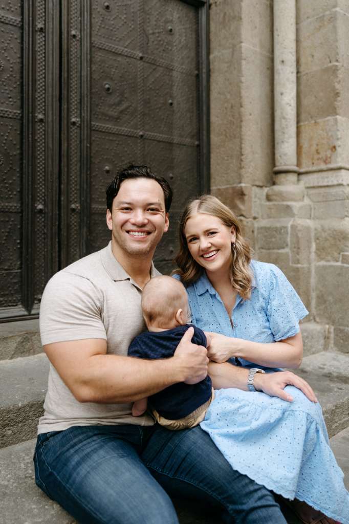 Connor Morita and family